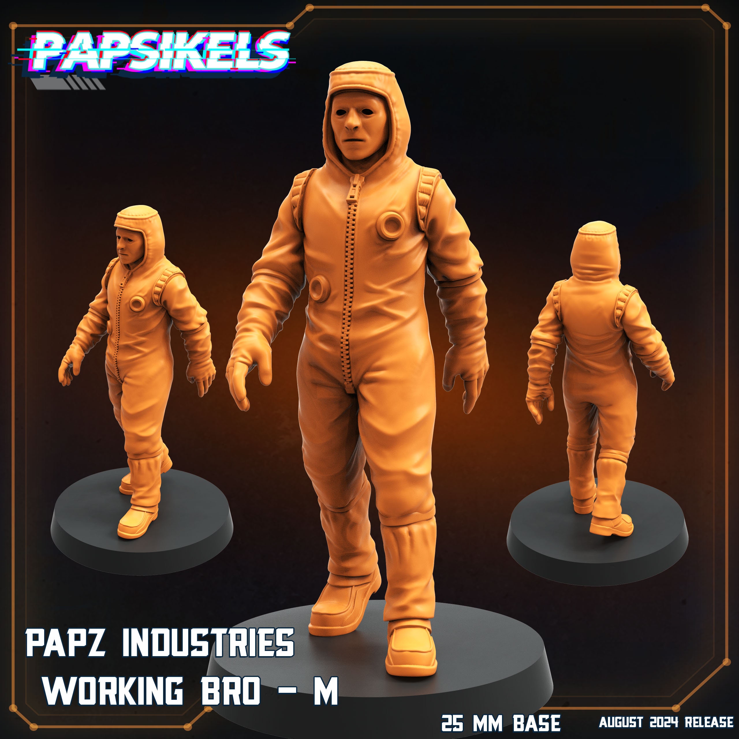 Aliens Vs Humans, Working Bros Set 3 / Working Joes , Papsikels, 32mm ...