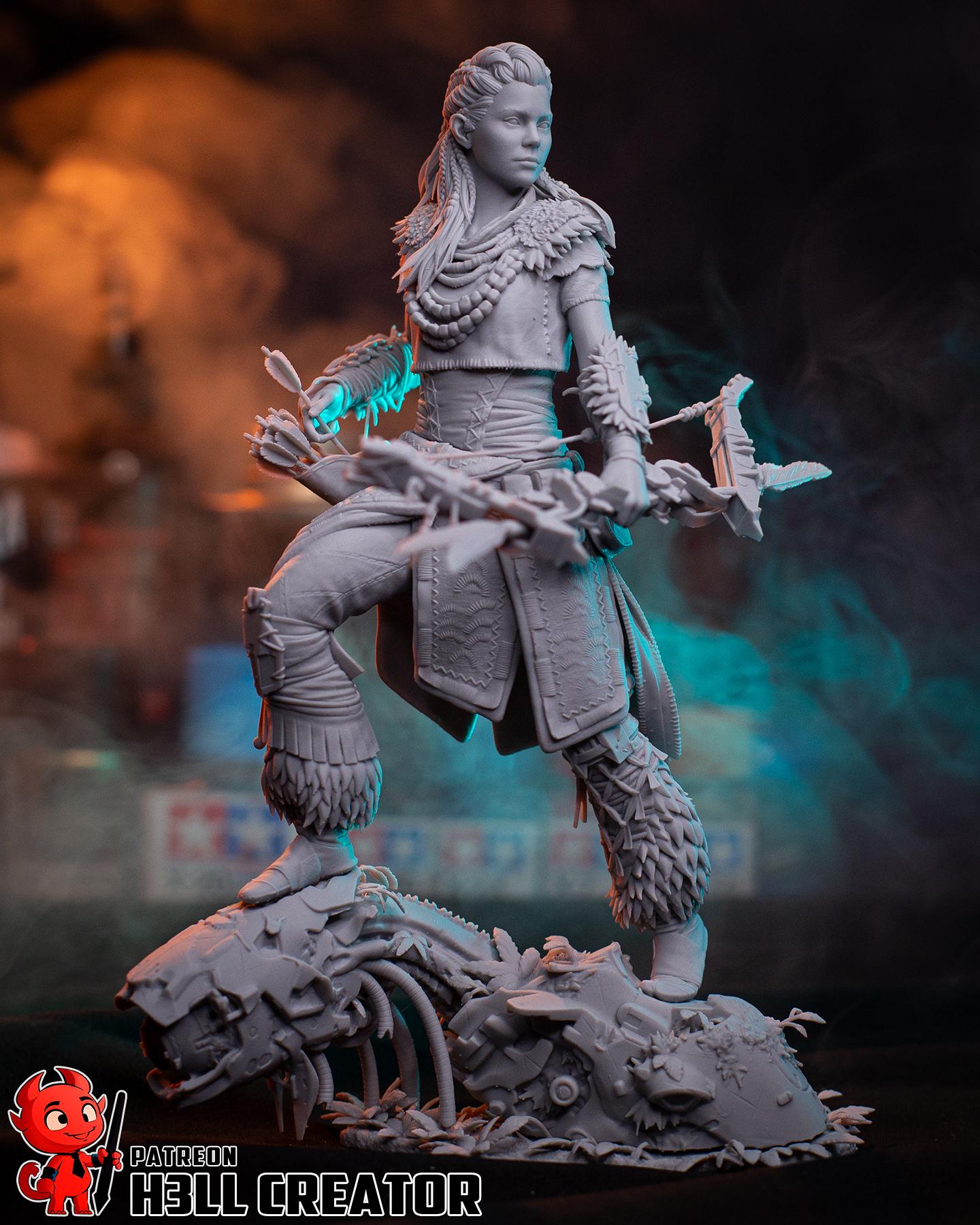 Aloy (fan Art) – Horizon Zero Dawn | H3llcreator | Full Model or