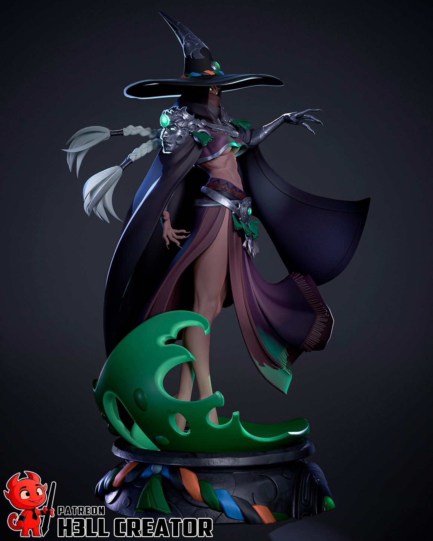 1/10 未塗装未組立 フィギュア ガレージキット ハデス II HADES ハデス2のヘカテ（ファンアート）｜フルモデルまたは胸像｜ミニチュア