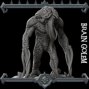 Gehirngolem | Bonus | Raketen Schwein Spiele | Miniaturen für Tabletop Spiele. 28 mm bis 32 mm Resin Figuren für RPG, D&D, Dungeons und Dragons