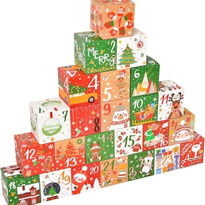 Resin Miniatures Christmas Advent Calendar - Choose your own - Sci-Fi, Dungeons and Dragons, Cyberpunk, 32mm - 24 Day Calendar - In Boxes