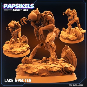Skull Hunters Lake Specter, Papsikels, Resin - Tabletop miniature - 32mm