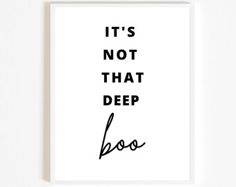 Its Not That Deep Etsy Ireland