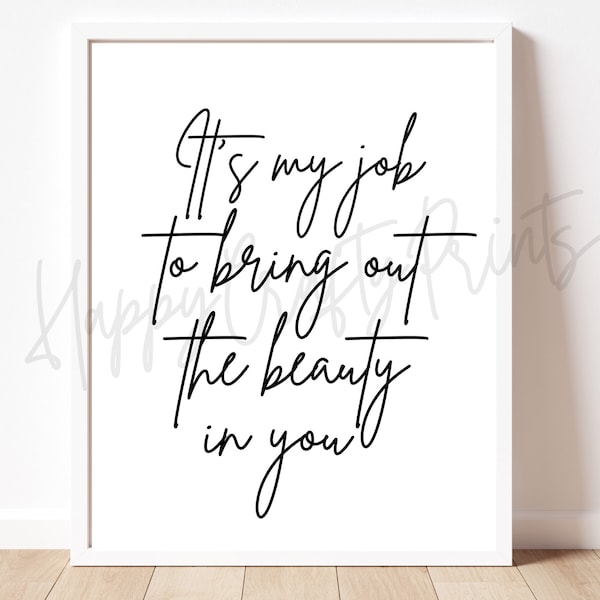 Cosmetology Printable - Etsy