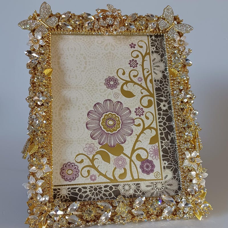 Rhinestone Frames - Etsy