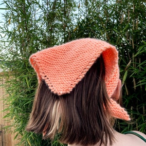 Knit Bandana Pattern (Audrey Bandana)