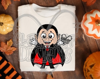 Cute Halloween Vampire SVG DXF PNG! Halloween Svg, Vampire Svg, Cute Svg, Fun Svg, Sweet Svg, Kids Svg, Cricut, Silhouette, Sublimation