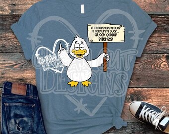 Duck Quack Quack Bitches Funny SVG DXF PNG! Funny Svg, Lol Svg, Duck Svg, Joke Svg, Silly Svg, Humor Svg, Cricut, Silhouette, Sublimation