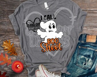 Halloween I Call Bull Sheet Funny SVG DXF PNG! Halloween Svg, Funny Svg, Ghost Svg, Spooky Svg, Humor Svg, Cricut, Silhouette, Sublimation