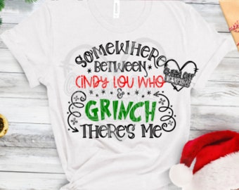 Somewhere between Cindy Lou Who and Grinch SVG DXG PNG! Christmas Cut File, Funny Christmas Svg, Grinch Svg, Cricut, Silhouette, Sublimation