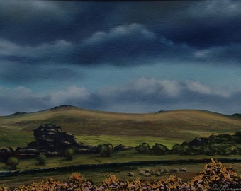 Vixen Tor - Paul Acraman Acrylic Painting