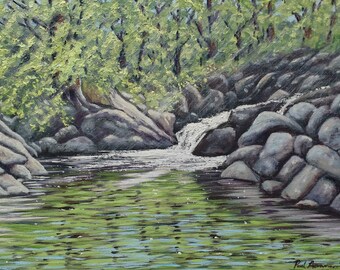 Cadover Swim Spot - Paul Acraman Acrylic Painting