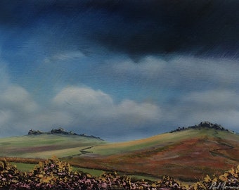 Two Tors - Paul Acraman Acrylic Painting