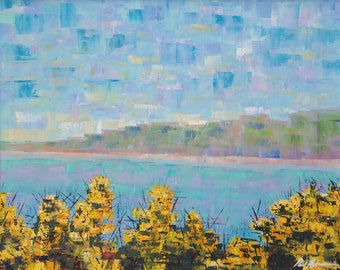 Sparkling Gorse - Paul Acraman Oil Painting