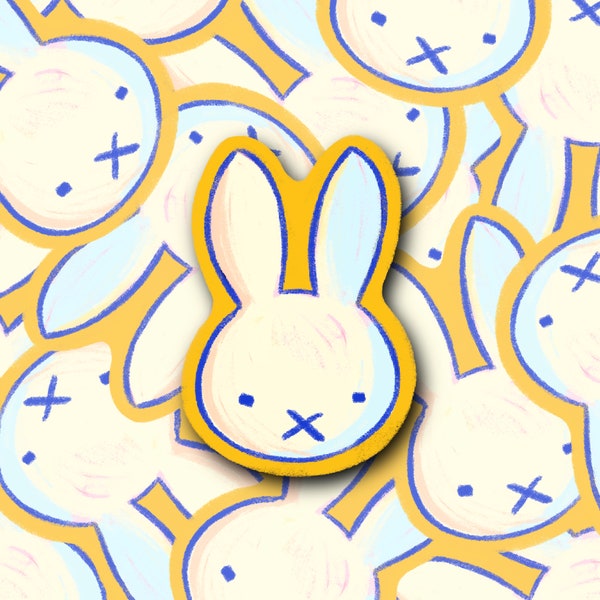 miffy bunny vinyl sticker, cute sanrio y2k