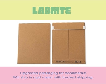 Upgraded shipping for bookmarks & stickers