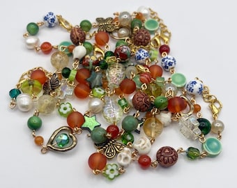 forager earth fairy wire beaded bracelets