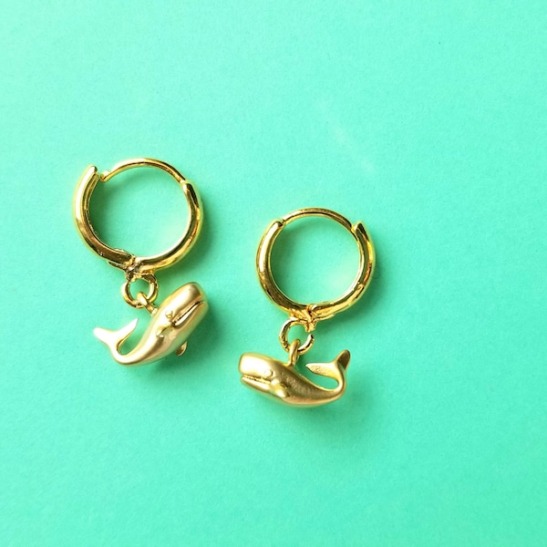 Whale Earrings Etsy