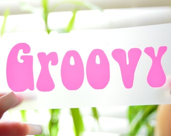 Groovy Vinyl Sticker