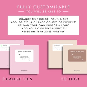 50 Pink Skincare Instagram Post Templates Canva for Estheticians ...