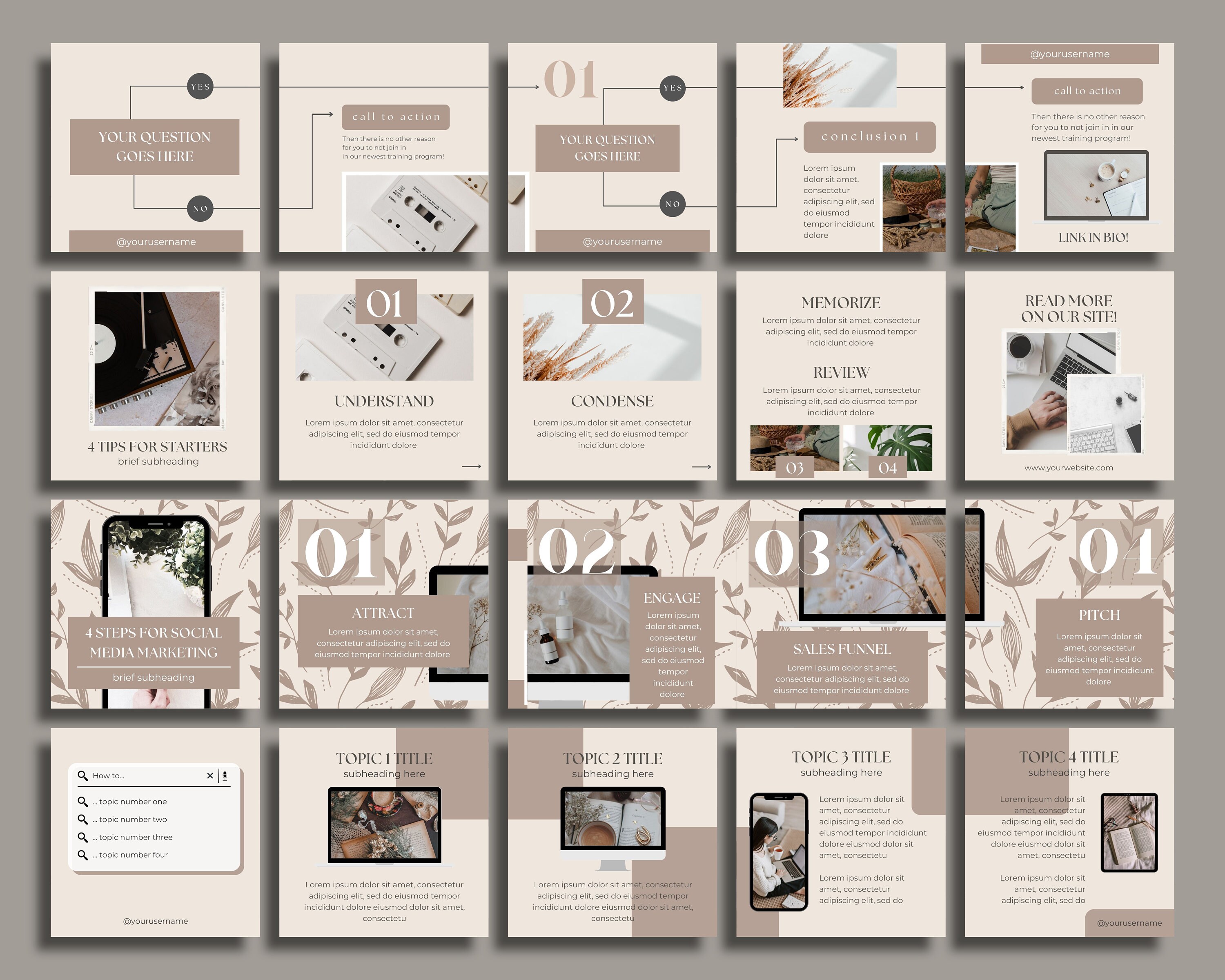100 Instagram Carousel Posts Canva for Business Coaches & Coaching ...