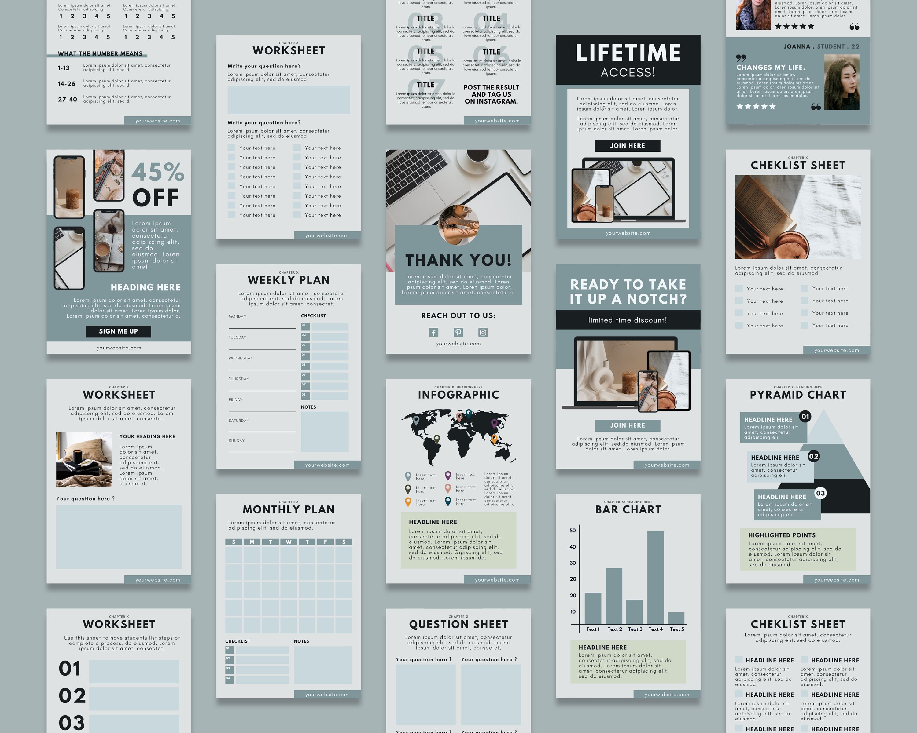 Ebook Template Canva | Coaching Workbook Template | Lead Magnet for ...
