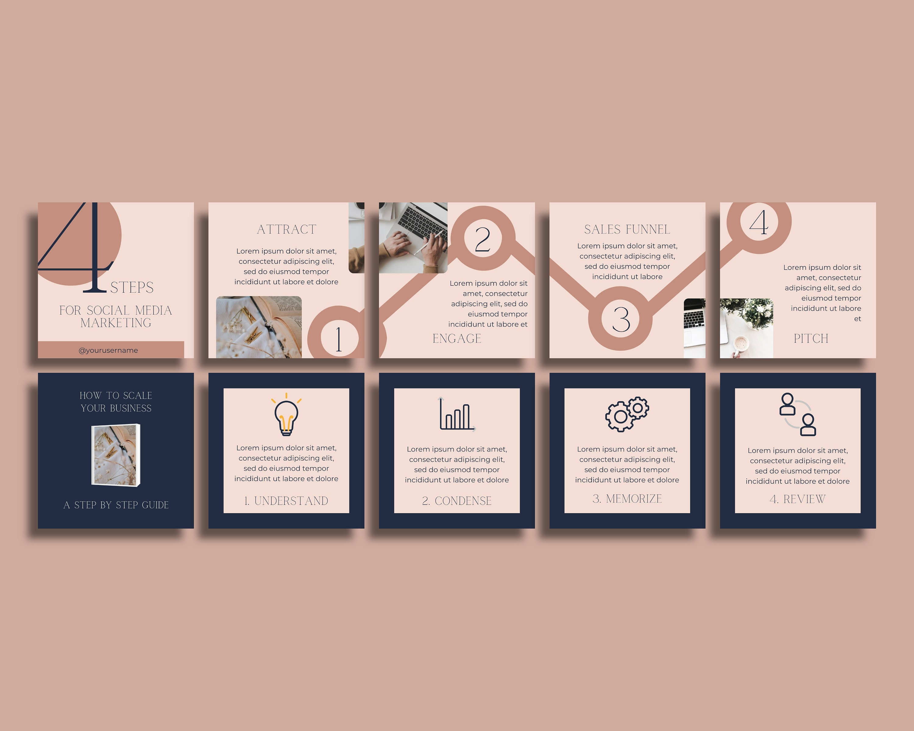 50 Instagram Carousel Template Canva for Business Coaches & Coaching ...