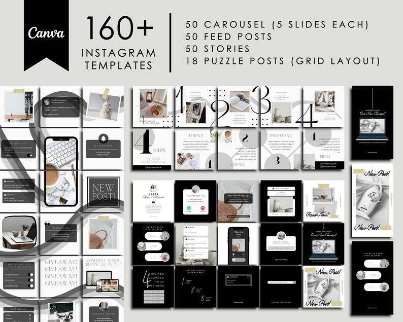 Canva Templates Bundle, Coaching Business Template Toolkit, Life ...