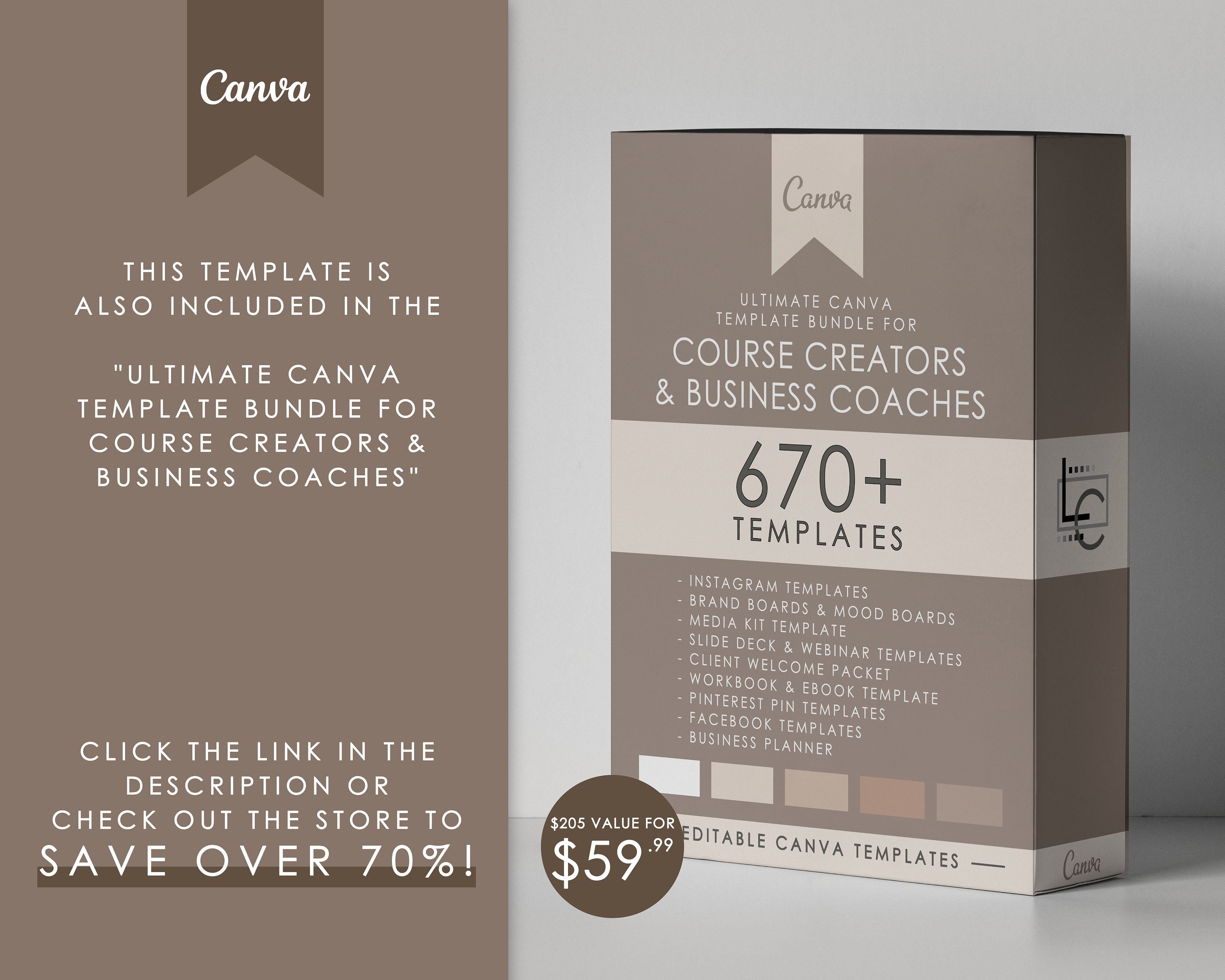 Facebook Templates Canva For Facebook Group Boho Coaching Etsy