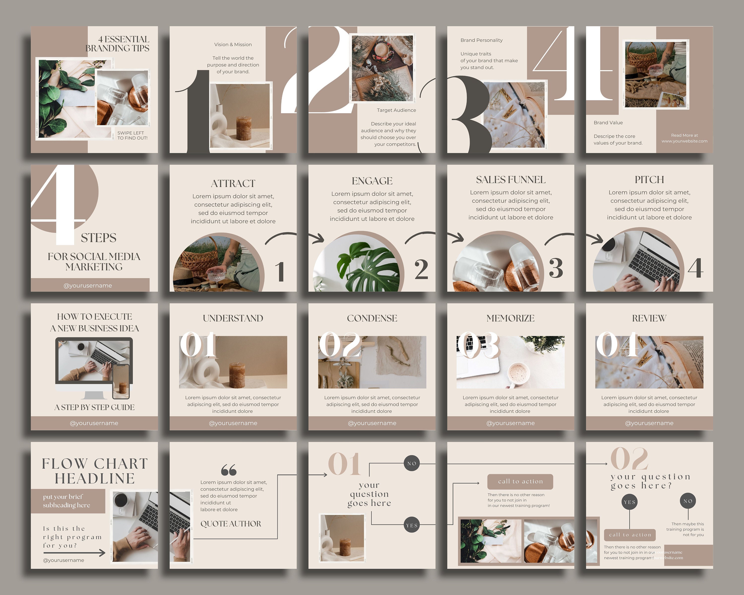 100 Instagram Carousel Posts Canva for Business Coaches & Coaching ...
