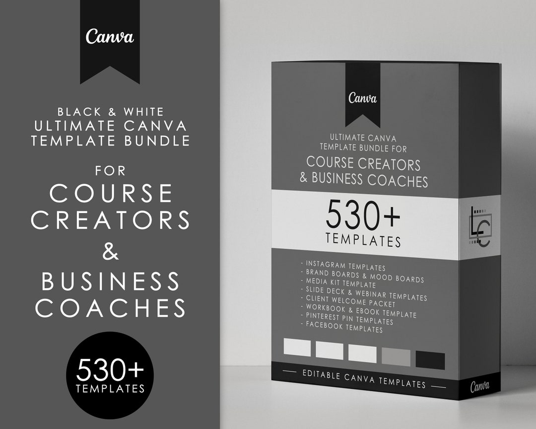 Canva Templates Bundle, Coaching Business Template Toolkit, Life ...