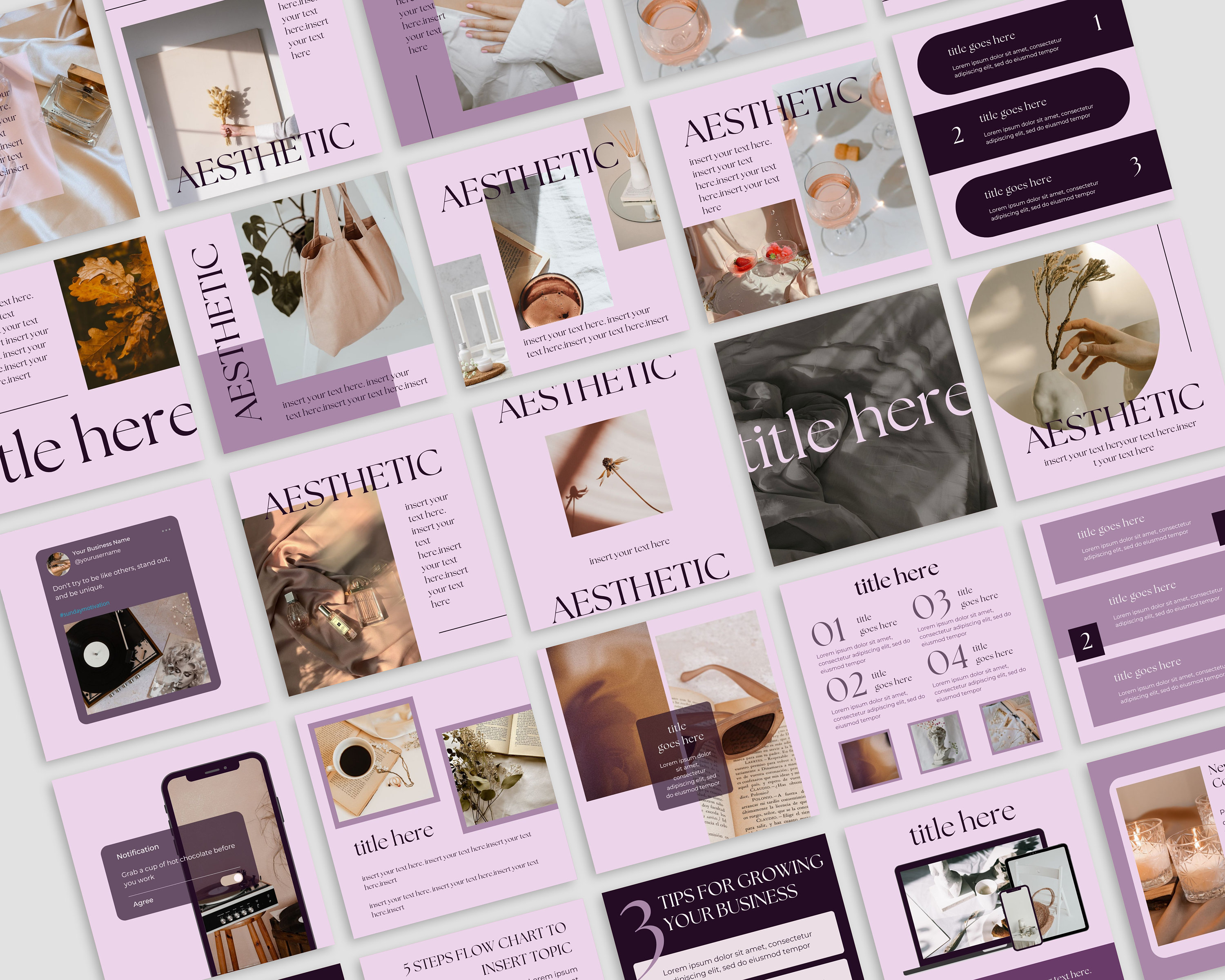 Instagram Post Templates Canva Template for Instagram for - Etsy