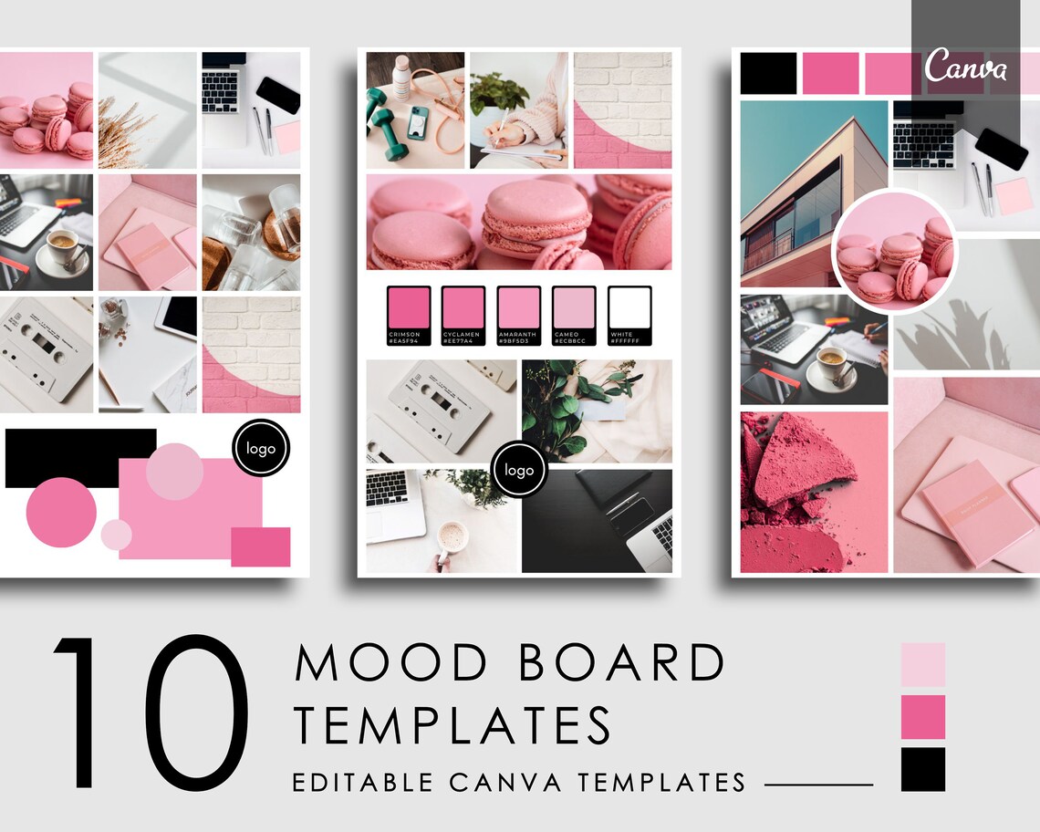 Mood Board Templates Canva Editable DIY Moodboard Template Mood Board Templates Canva Editable DIY Moodboard Template