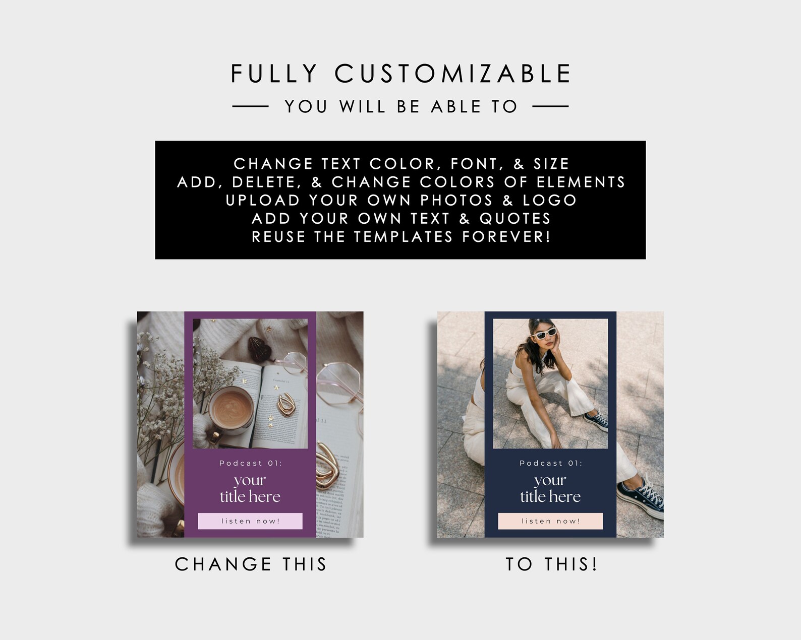 Instagram Post Templates Canva Template for Instagram for - Etsy