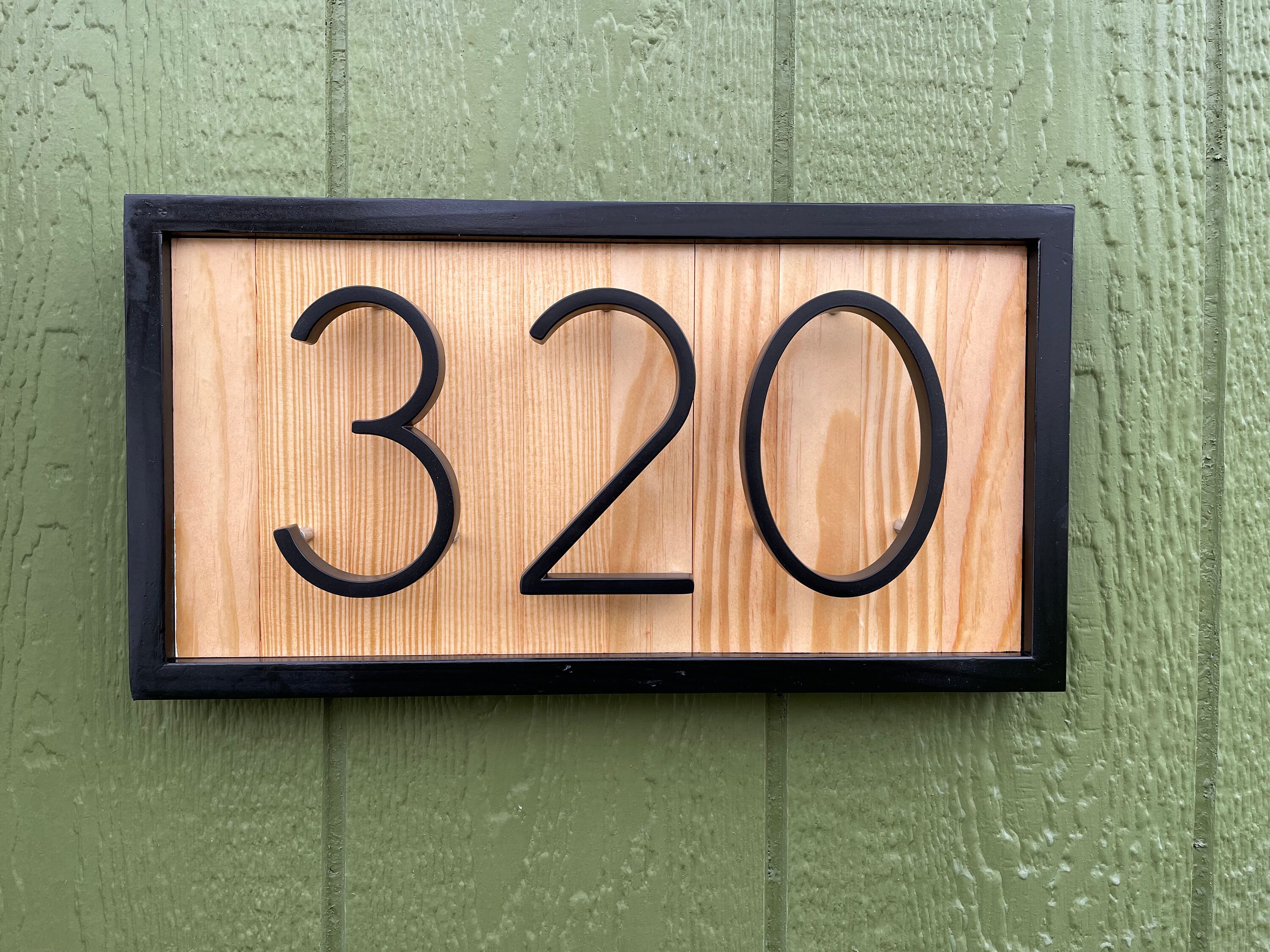 Modern Farmhouse Address Plaque Etsy