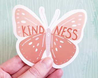 Kindness Sticker, Positive Sticker,Hydroflask sticker, Quote Sticker, Laptop Stickers, Vinyl Sticker, Inspirational Sticker, Macbook Sticker