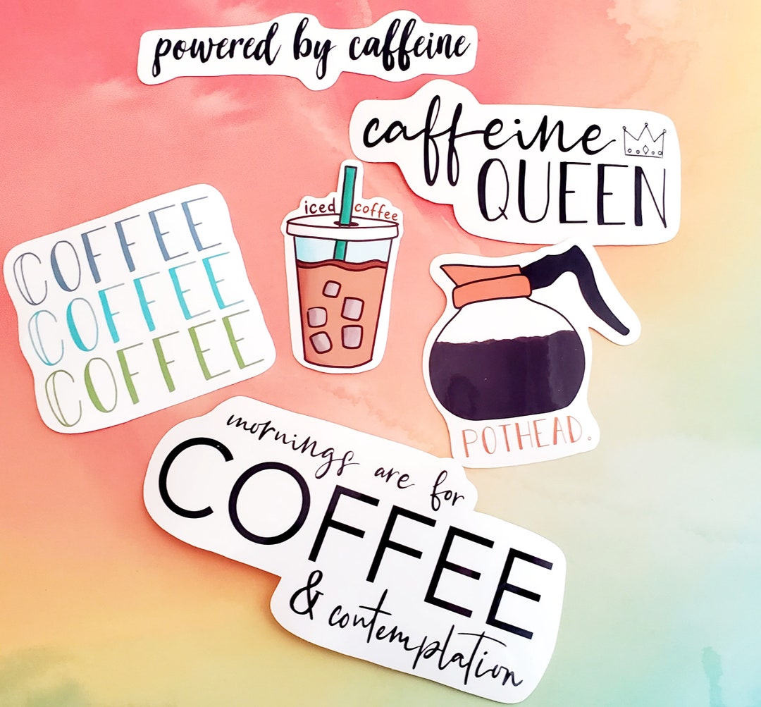 Coffeescript Stickers Coffee Sticker Pack, 6 Pieces - Etsy