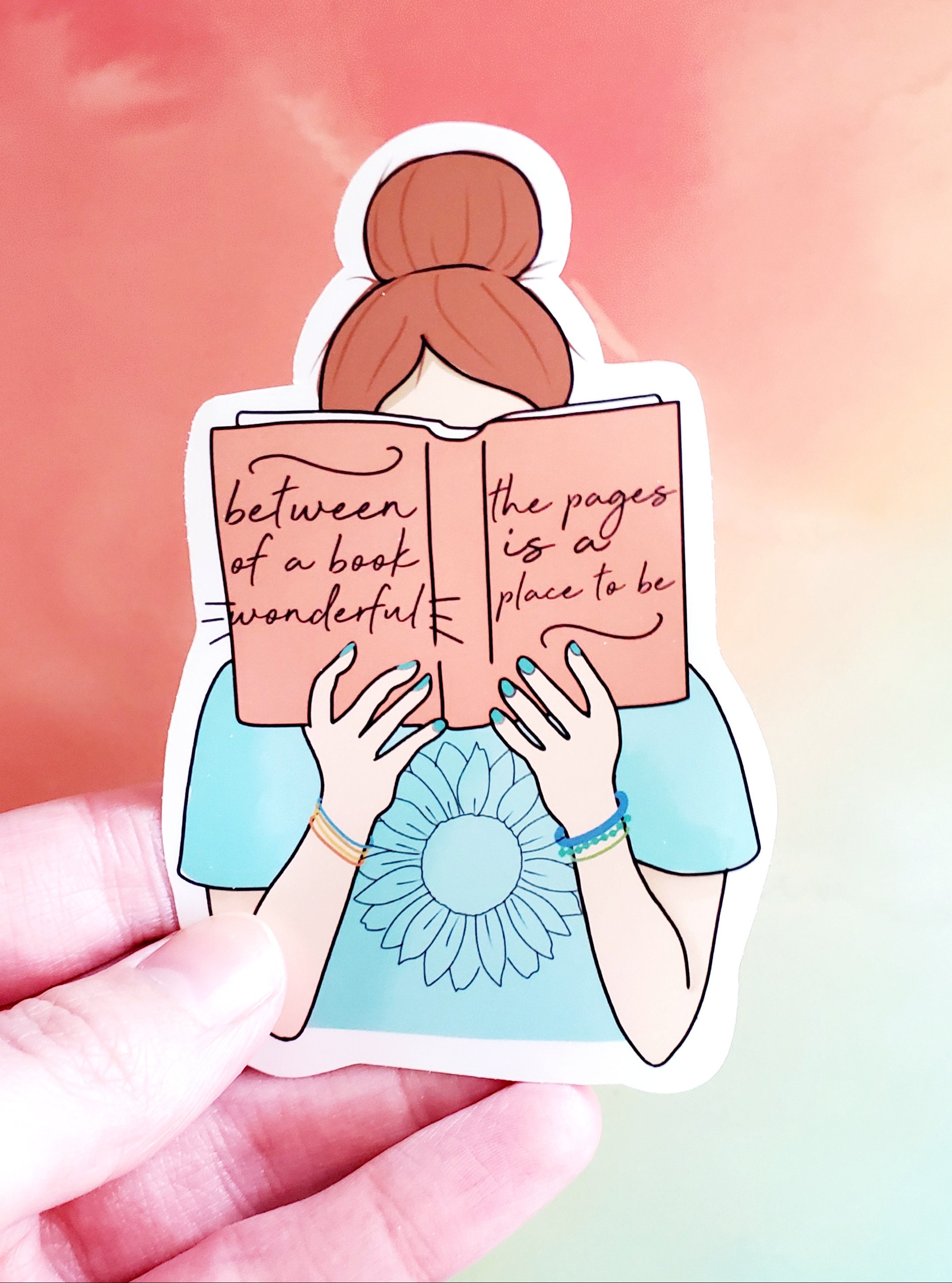 Reading Stickers Reading Stickers for Planner Book Stickers Etsy