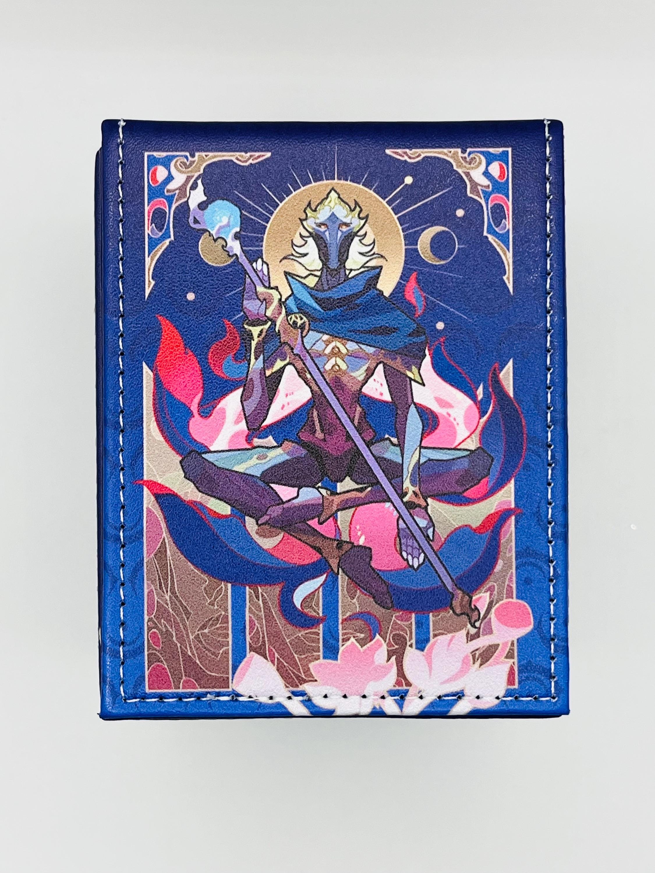 TCG Deck Box Viktor League of Legends Riftbound Magnetic Fits 100