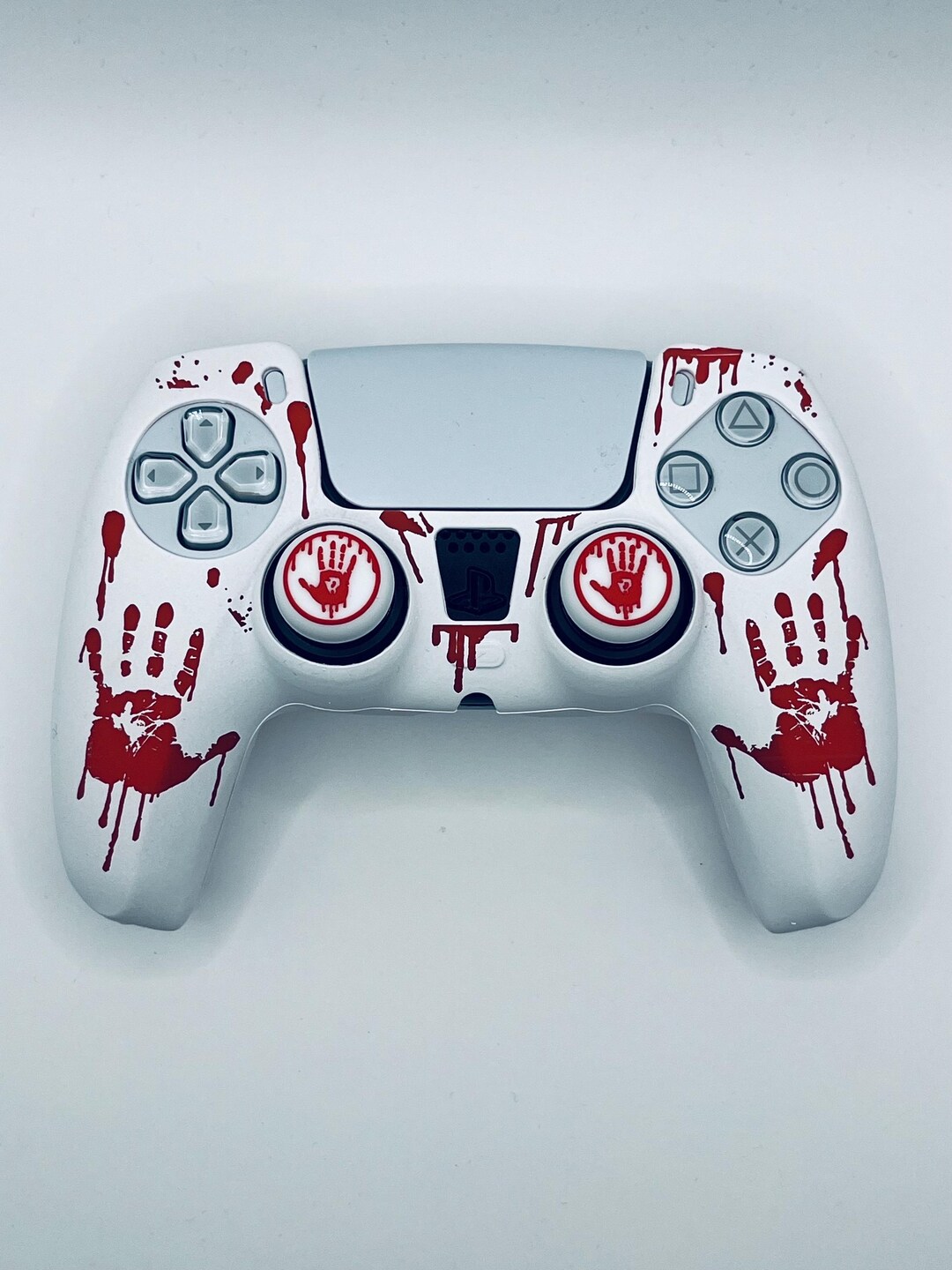 PS5 Controller Cover & Thumb Grip Zombie Bloody Hand Design | Resident ...