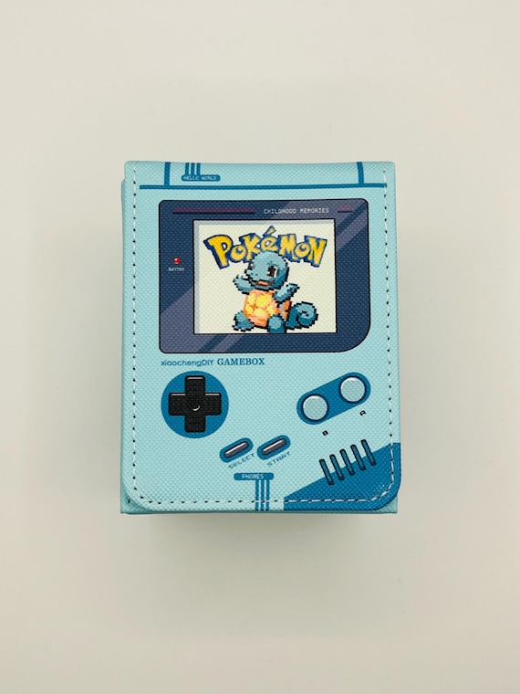 TCG Deck Box Pokmon Squirtle Water Starter Retro Gameboy Color Fits 100 Cards - Etsy TCG Deck Box Pokmon Squirtle Water Starter Retro Gameboy Color Fits 100 Cards - Etsy