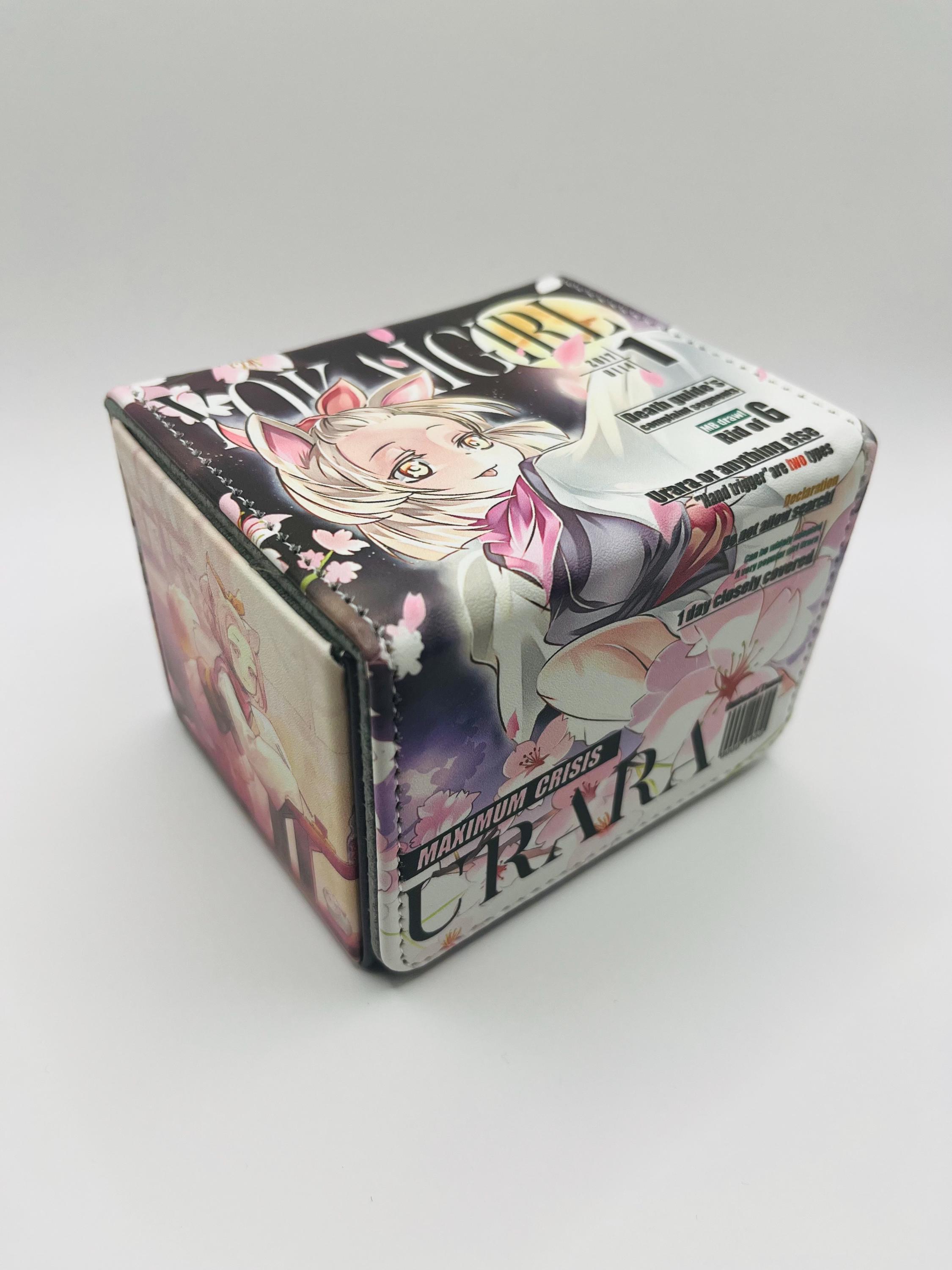 yugioh ash blossom deck box TCG Deck Box YuGiOh Ash Blossom Joyous Spring Hand Trap Magnetic Duel  Monster Fits 100 Cards Container