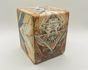 TCG Deck Box Yugioh Millenium Puzzle Egyptian Millenium Item Magnetic Fits 100 Cards Divider Dice Included - Etsy TCG Deck Box Yugioh Millenium Puzzle Egyptian Millenium Item Magnetic Fits 100 Cards Divider Dice Included - Etsy