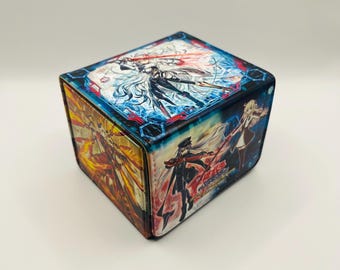 TCG Deck Box YuGiOh Sky Striker Ace OCG Anime Magnetic Duel Monster Fits 100 Cards Container