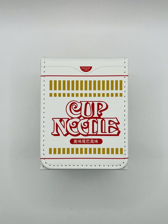Magnetic TCG Deck Box: Cup Noodles Ramen Slowpoke - Holds 100 Trading Cards!  - Etsy