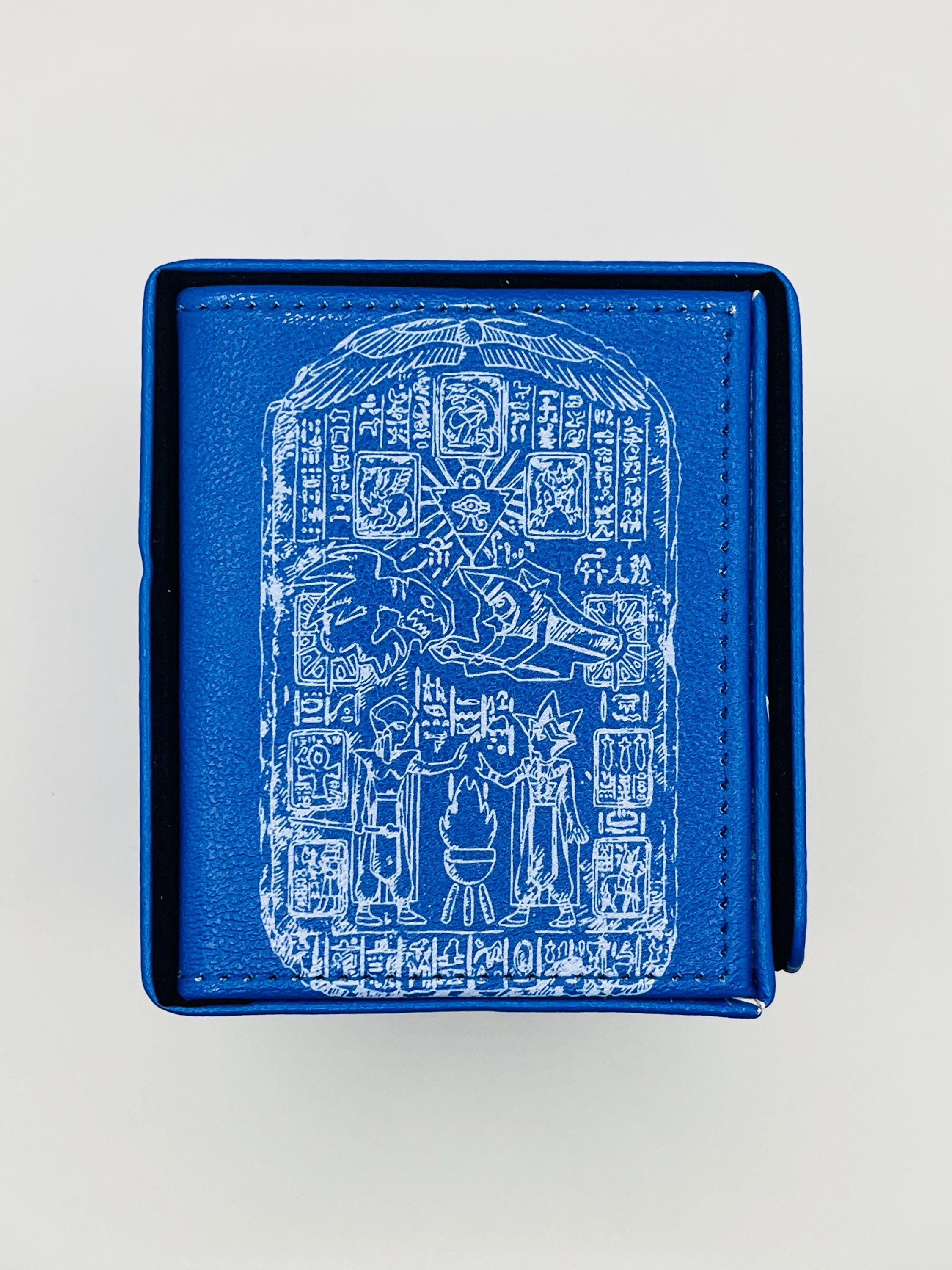 TCG Deck Box Yugioh Obelisk the Tormentor Egyptian God Magnetic Fits 100  Cards Divider Dice Included - Etsy