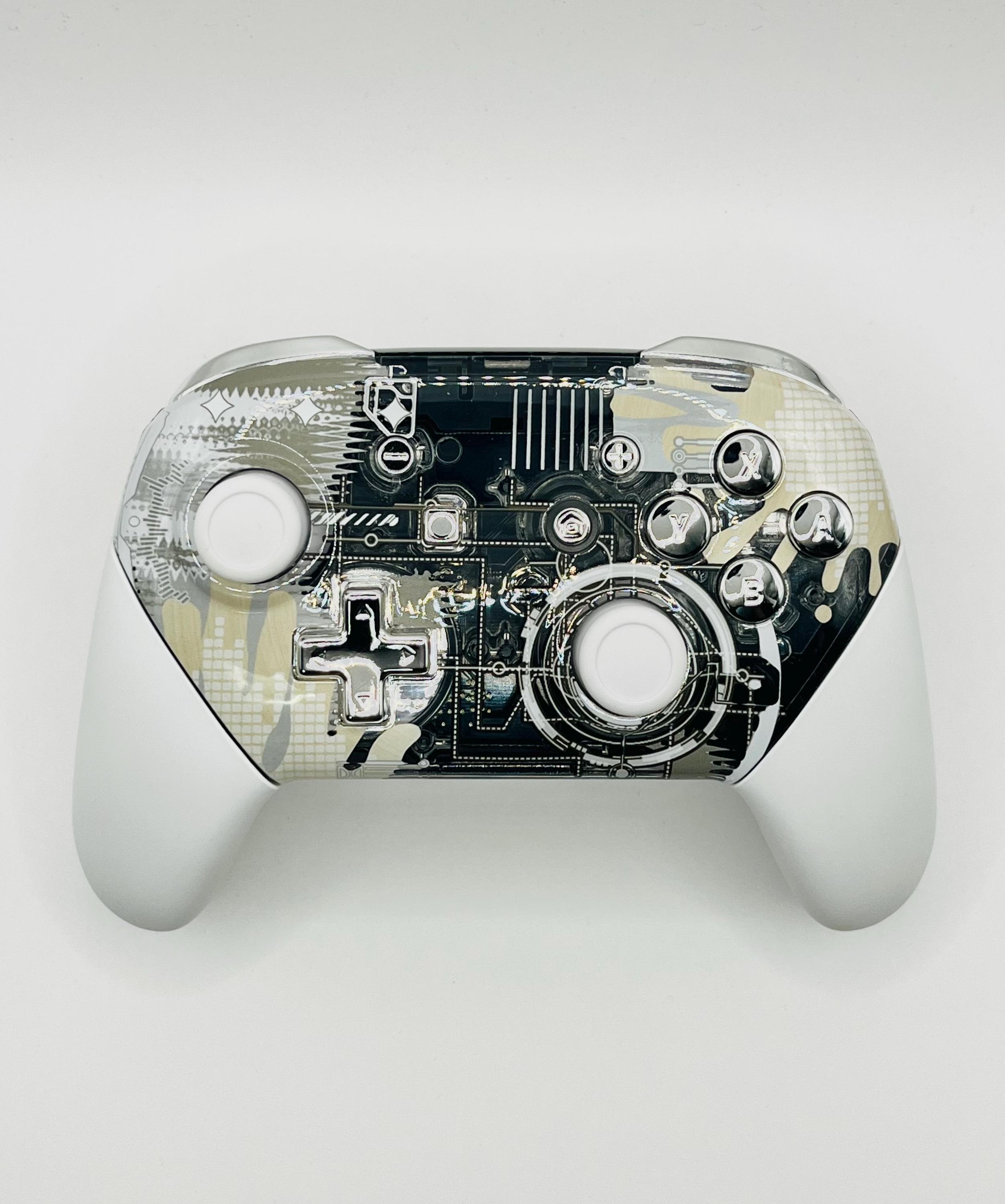 Switch Pro Controller Custom Shell Custom Nintendo Switch Pro Controller Mecha Cybernetic | Custom Shell ...