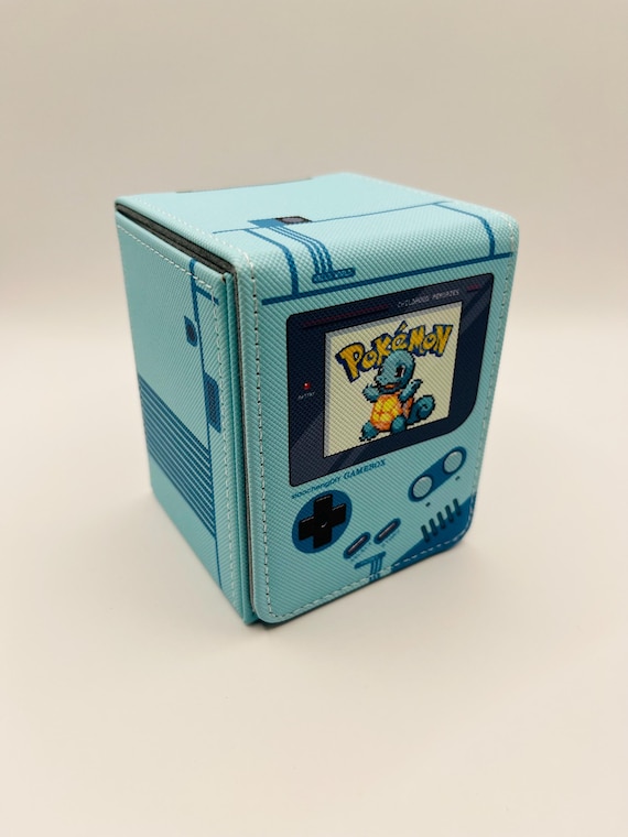 TCG Deck Box Pokmon Squirtle Water Starter Retro Gameboy Color Fits 100 Cards - Etsy TCG Deck Box Pokmon Squirtle Water Starter Retro Gameboy Color Fits 100 Cards - Etsy