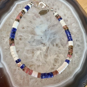 Penvern Bracelet in 4 mm Natural Stones
