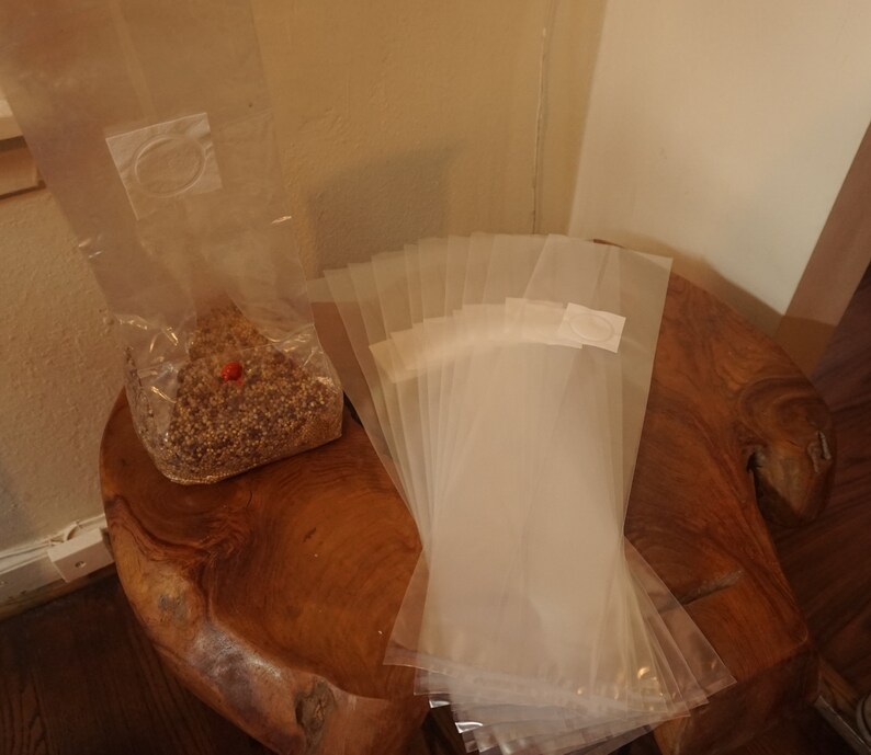 Mushroom Grow Bags 10 for Mycology. Spawn/ Grow Bags W/ Etsy